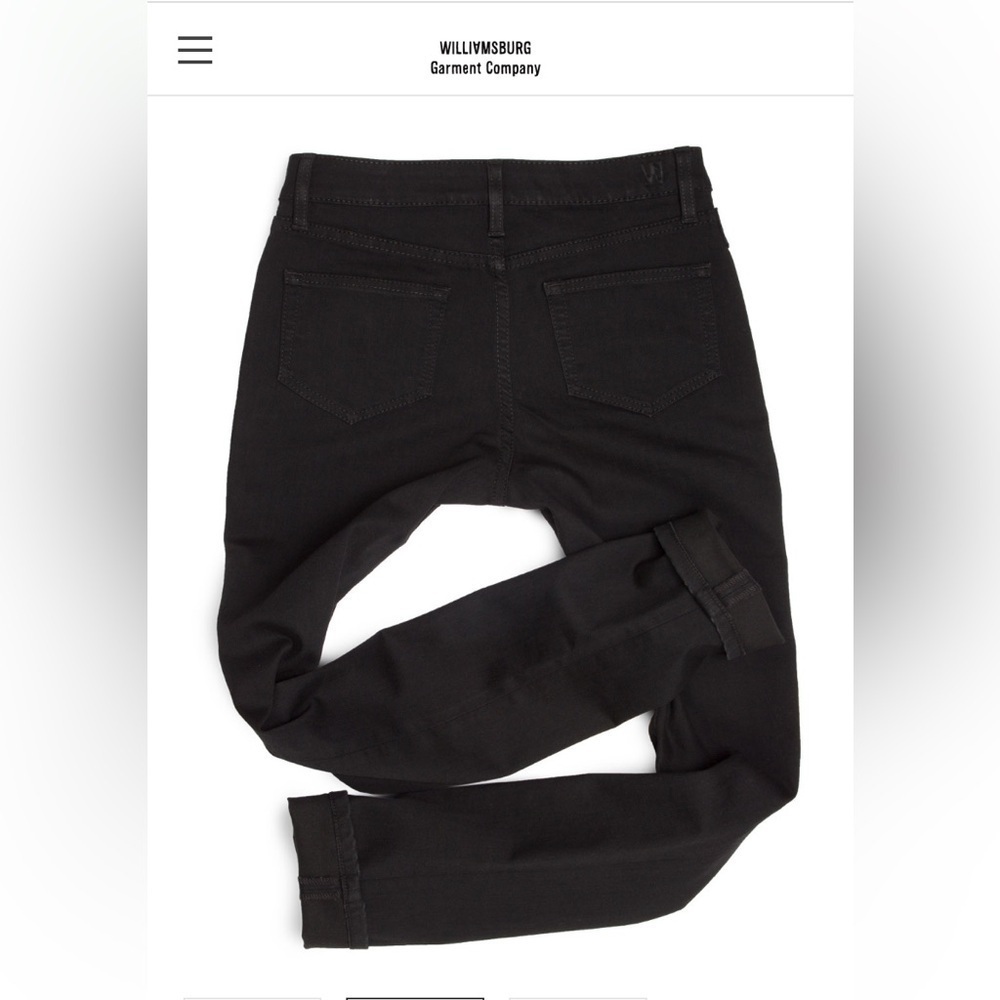 GUC Williamsburg Garment Denim Black Jeans size 24 ladies Rare jeans limited - Picture 2 of 8